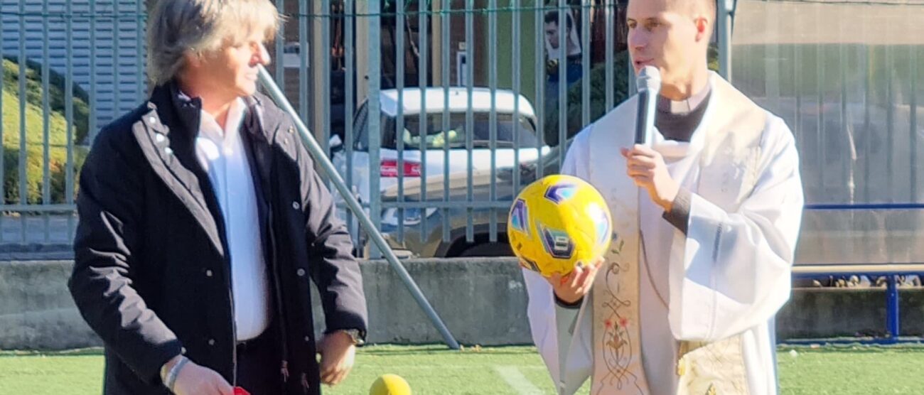 Monza oratorio via Tosi inaugurazione nuovo campo