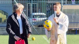 Monza oratorio via Tosi inaugurazione nuovo campo