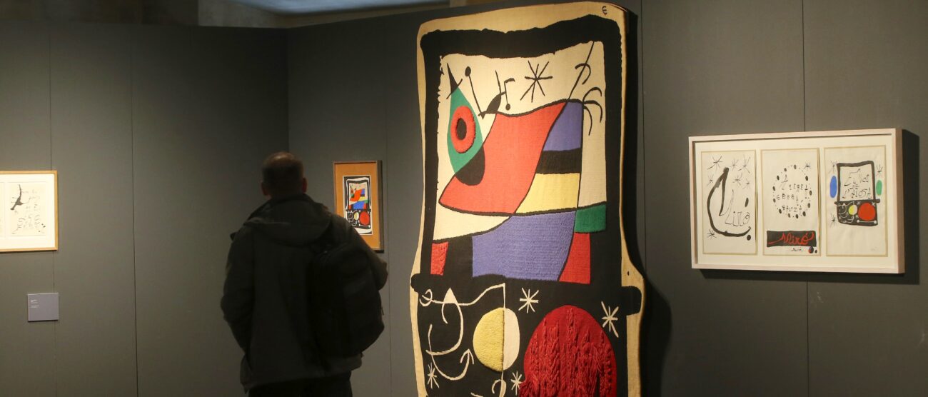 Mostra Joan Mirò al Belvedere della Villa reale