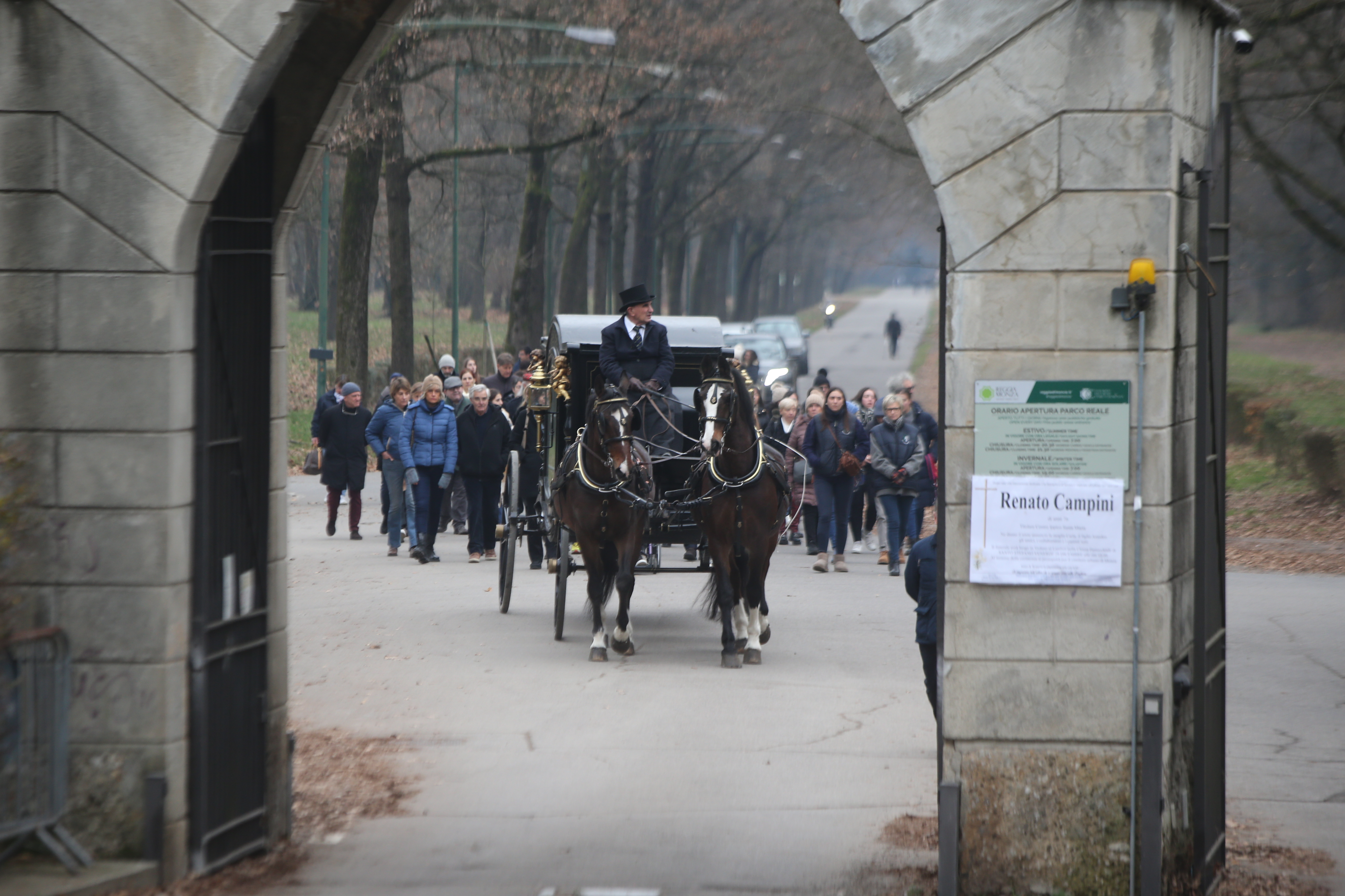 I funerali di Renato Campini