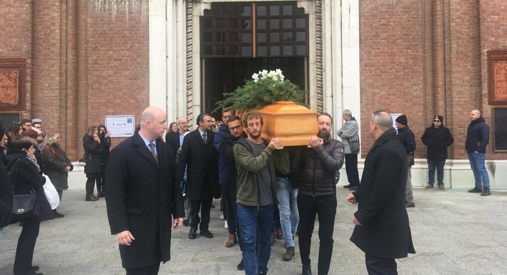 Lissone funerale Luca Laurin incidente in montagna