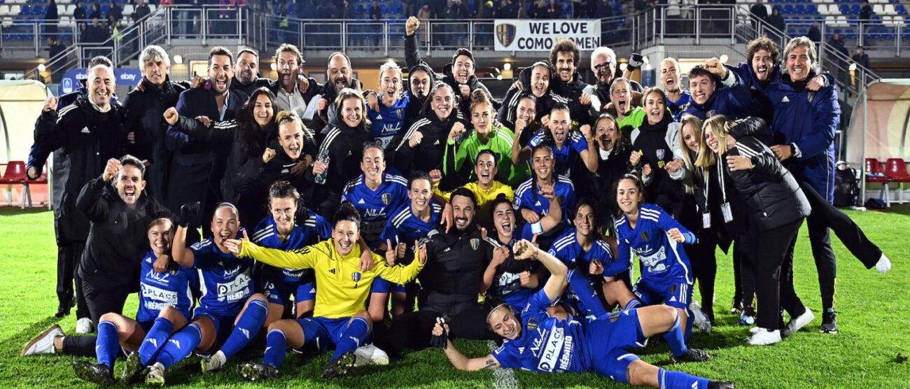 Calcio Como Women allo stadio Ferruccio di Seregno 2023