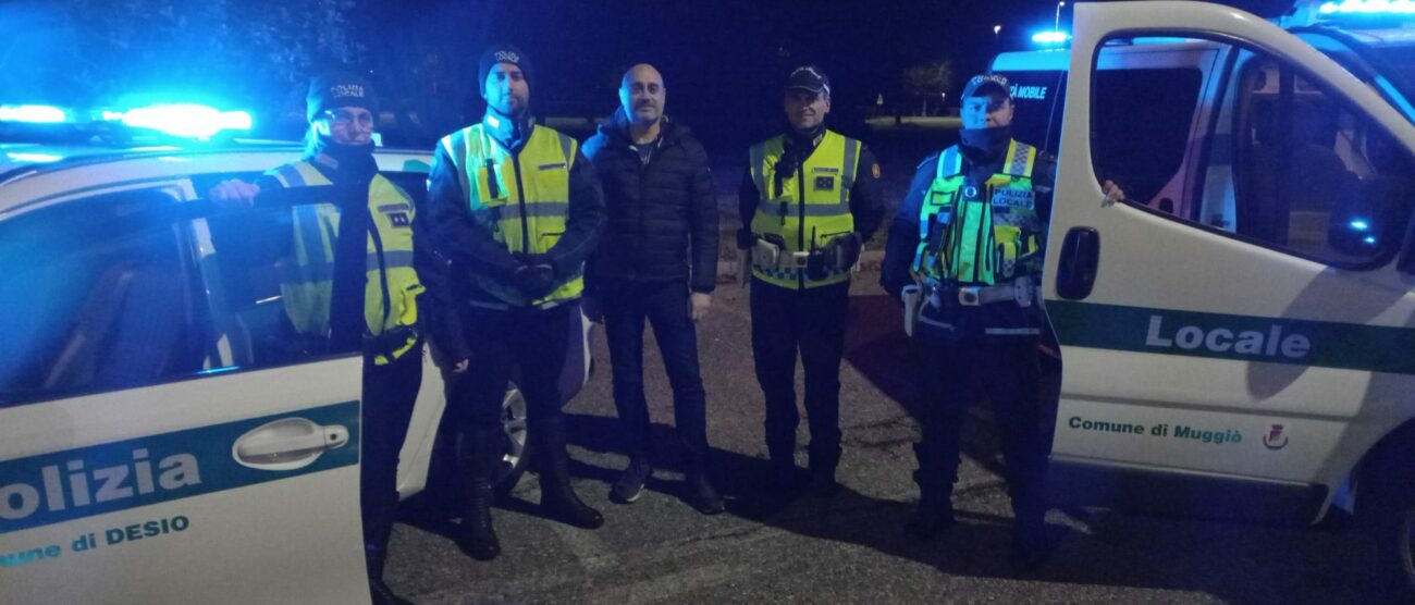 Dicembre in sicurezza polizia locale Desio e Muggiò