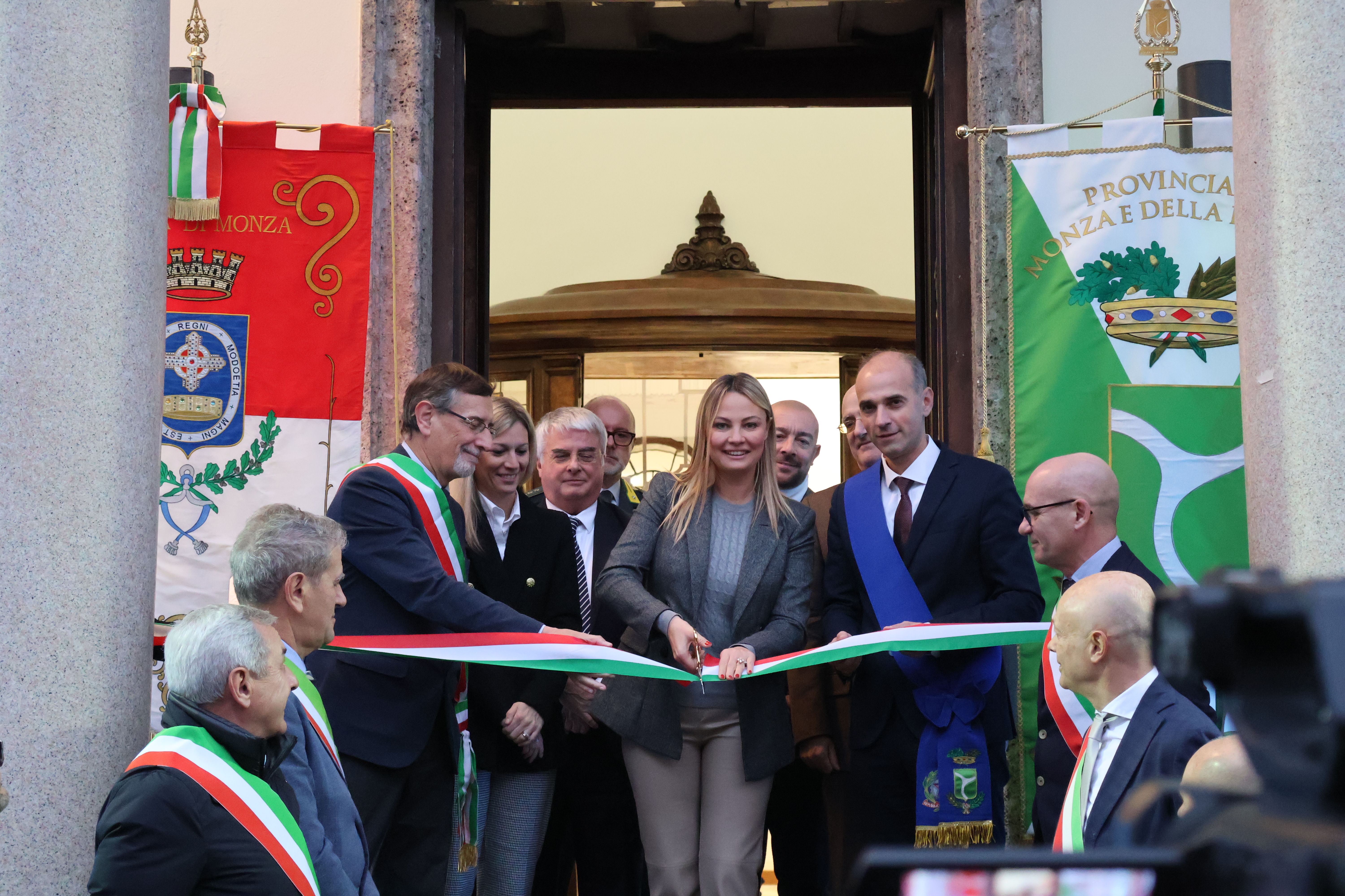 Monza inaugurazione Palazzo del Lavoro