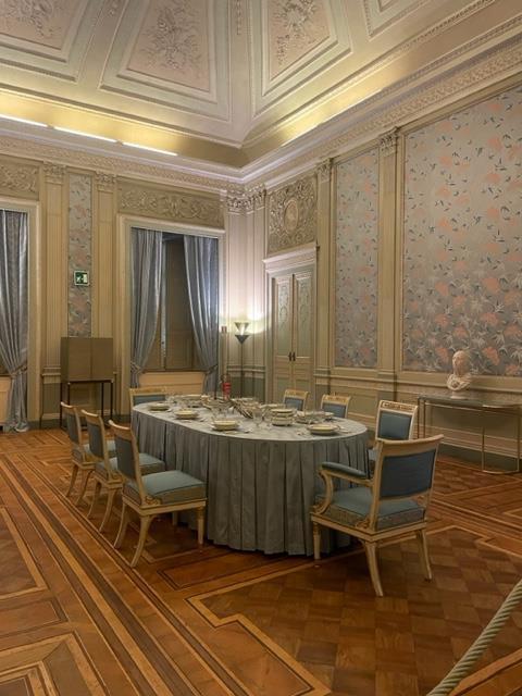 La "nuova" sala da pranzo della Villa reale di Monza