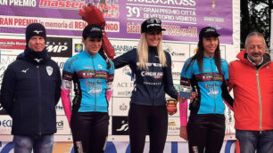 Lissone Ciclocross podio Vittorio-Veneto con Borello Gariboldi Papo 2023