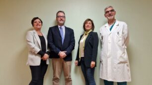 Ospedale San Gerardo Monza: Lidia Libretti, Francesco Petrella, Francesca Gallizzi e Gianluigi Redaelli
