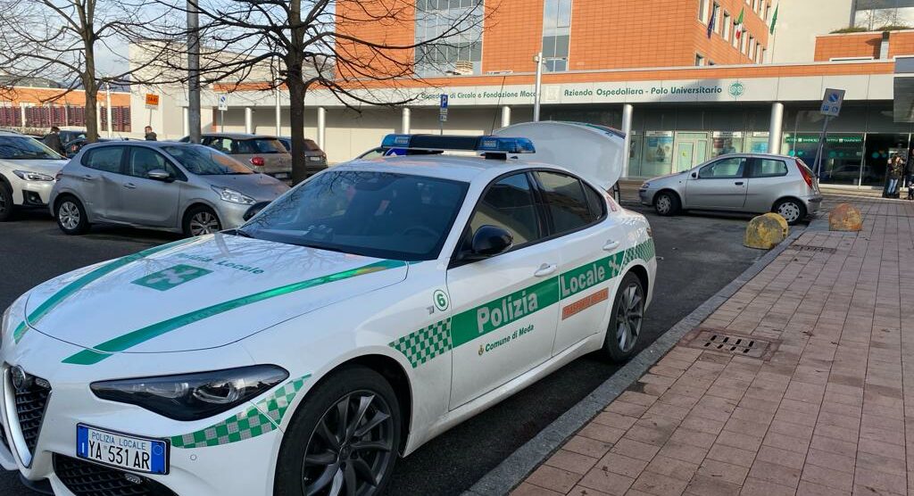 Meda polizia locale Areu consegna organi