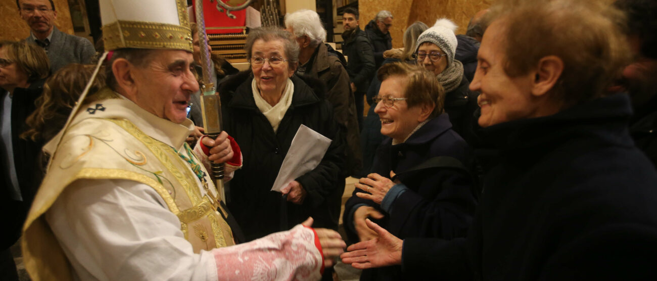 Monza Delpini Arcivescovo a Monza per inaugurazione organo di Triante