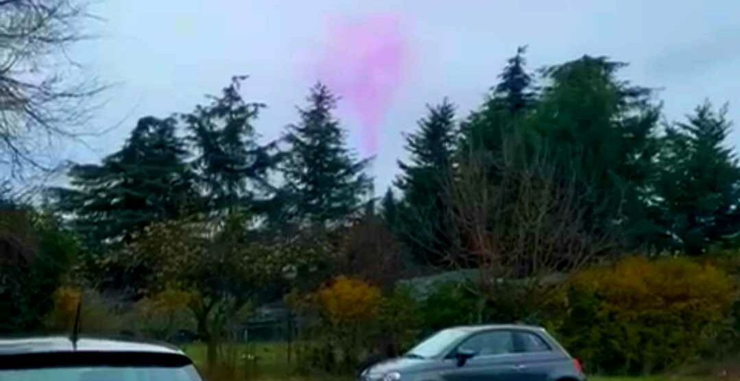 Paderno Dugnano nube rosa