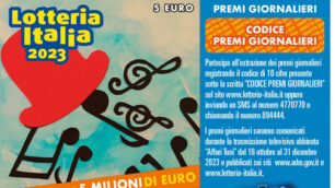 Biglietto Lotteria Italia Lega Filo d'Oro