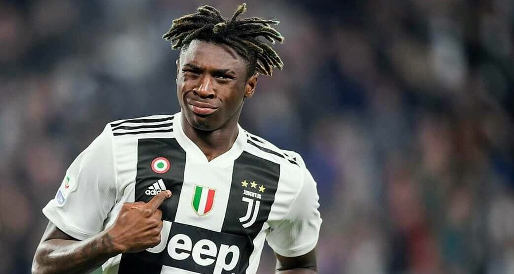 Calcio Moise Kean - da pagina Facebook