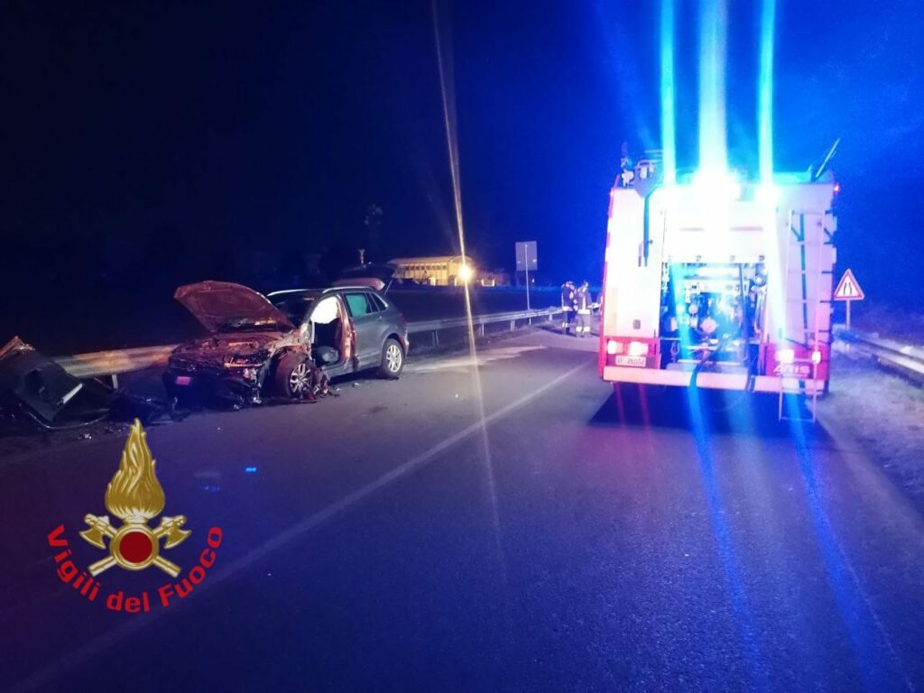 Incidente Cornate d'Adda - foto Vigili del fuoco