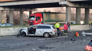 Incidente SS36 Verano Brianza direzione Milano