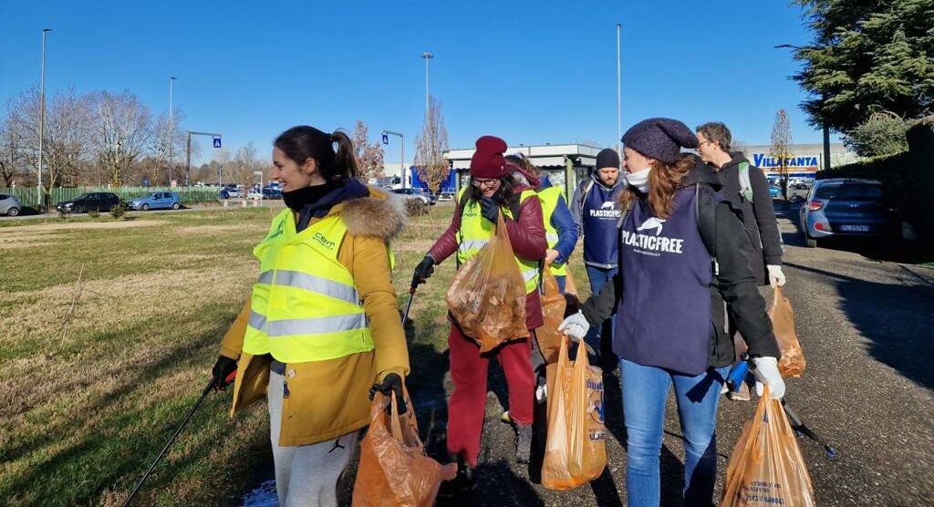 Villasanta plogging plastic free