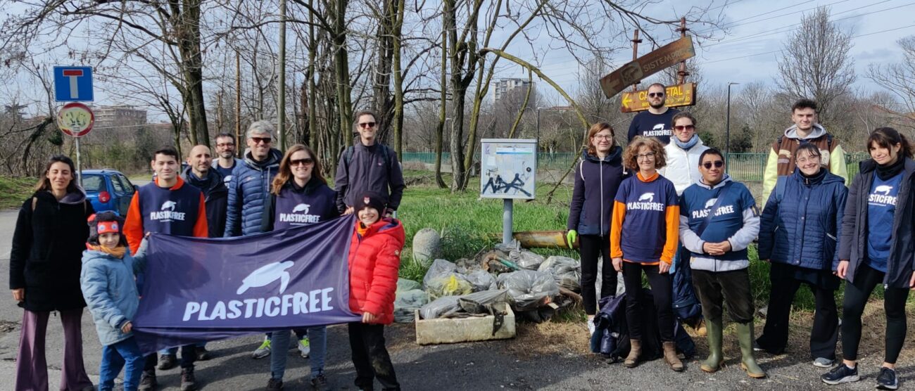 Monza Plastic free CleanUp raccolta rifiuti abbandonati