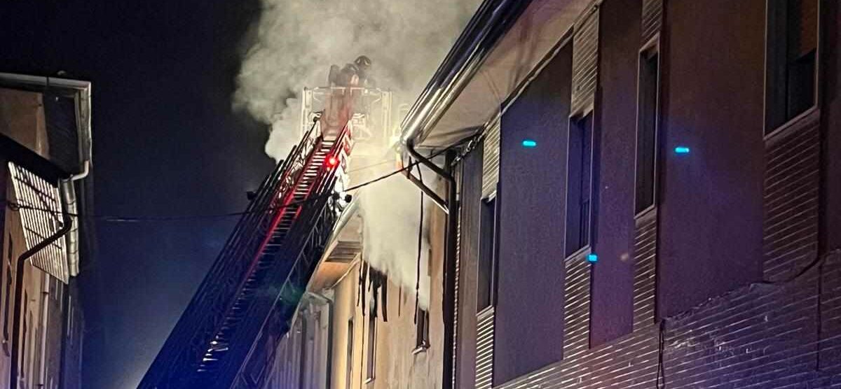 Paderno Dugnano incendio Cassina Amata