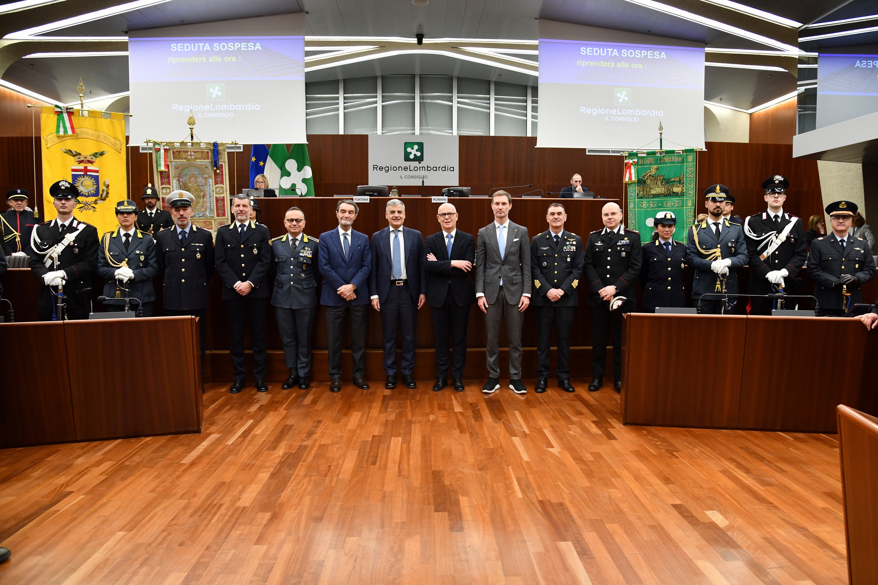 Consiglio regionale Lombardia Ricordo caduti nell’adempimento del dovere