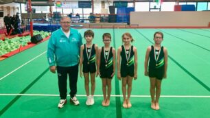 Ginnastica Casati Arcore squadra allievi con all.Pavan 2024