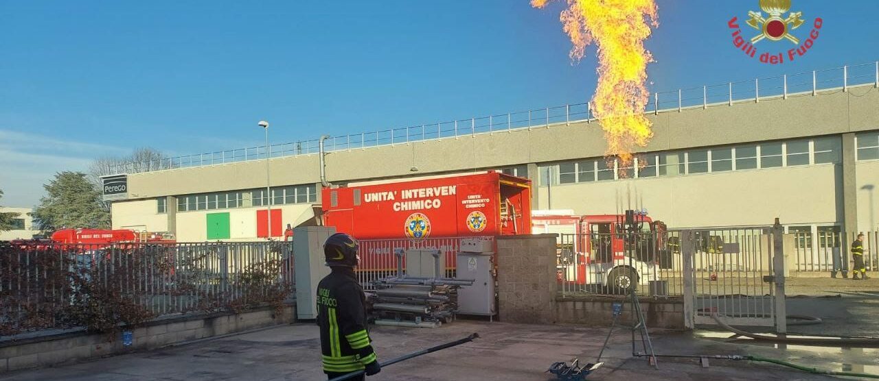 Incendio Cornate d'Adda