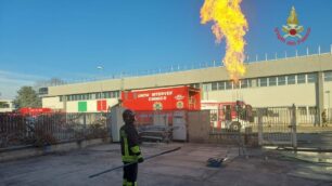 Incendio Cornate d'Adda