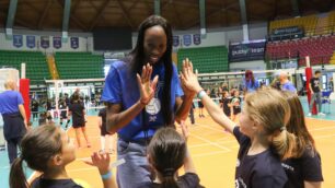 Monza Vero Volley festa minivolley: Paola Egonu - foto Consorzio Vero Volley