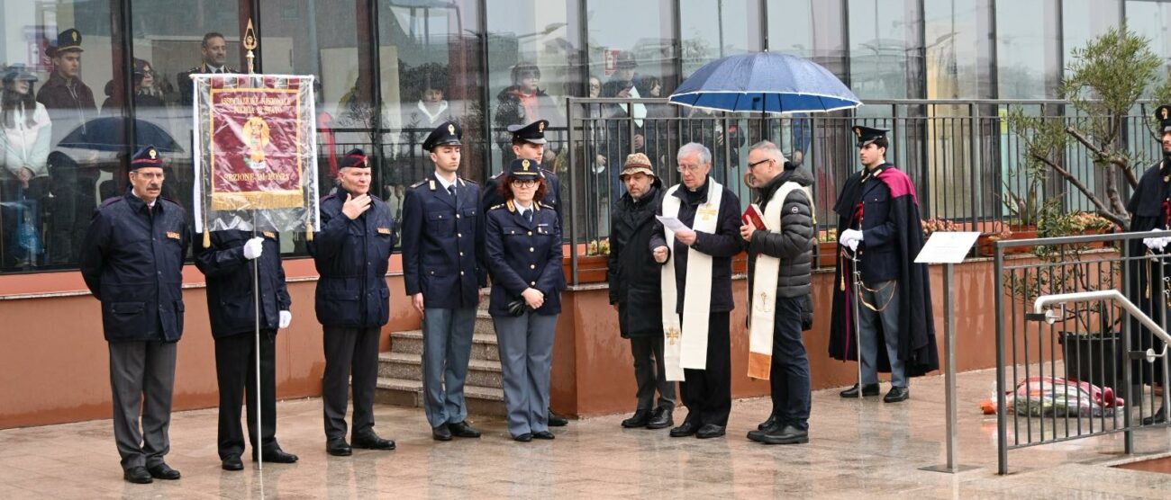 La cerimonia per Palatucci in questura a Monza