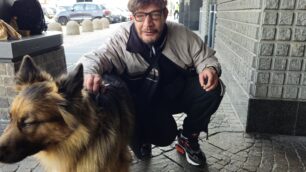 Vimercate Torri Bianche Emanuele con cane Shana