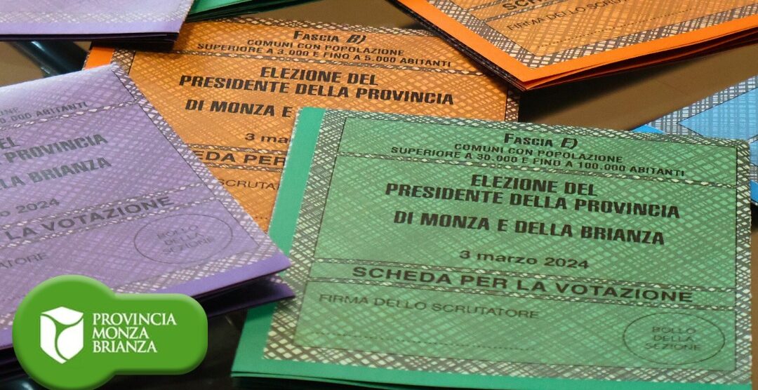 Elezioni in Provincia di Monza e Brianza