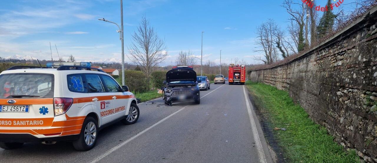 Biassono incidente - foto Vigili del fuoco