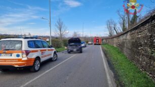 Biassono incidente - foto Vigili del fuoco