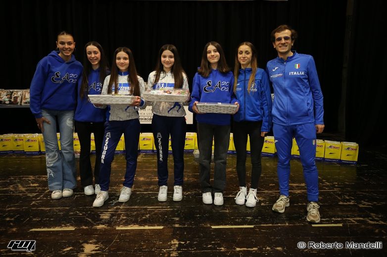 Cross per Tutti Cesano Maderno Premiazione Luca Alfieri a destra - foto Roberto Mandelli/Fidal