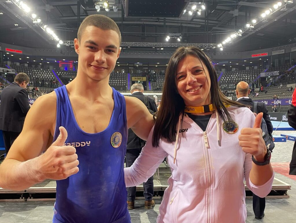 Ginnastica Sampietrina Mazzola Pietro a Stoccarda con Pamela Cauli 2024