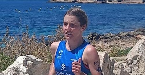 Lissone Triathlon Bergamin in maglia azzurra a Ibiza 2023