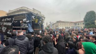 Il corteo della Foa Boccaccio a Monza del 30 marzo 2024
