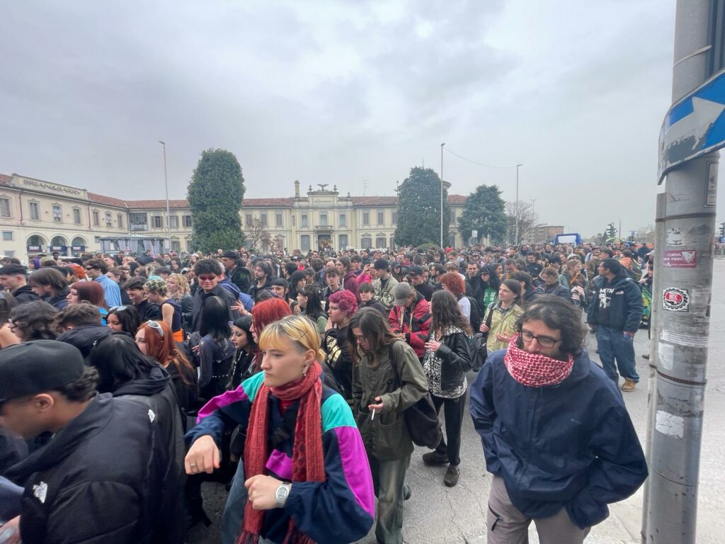 Il corteo della Foa Boccaccio a Monza del 30 marzo 2024