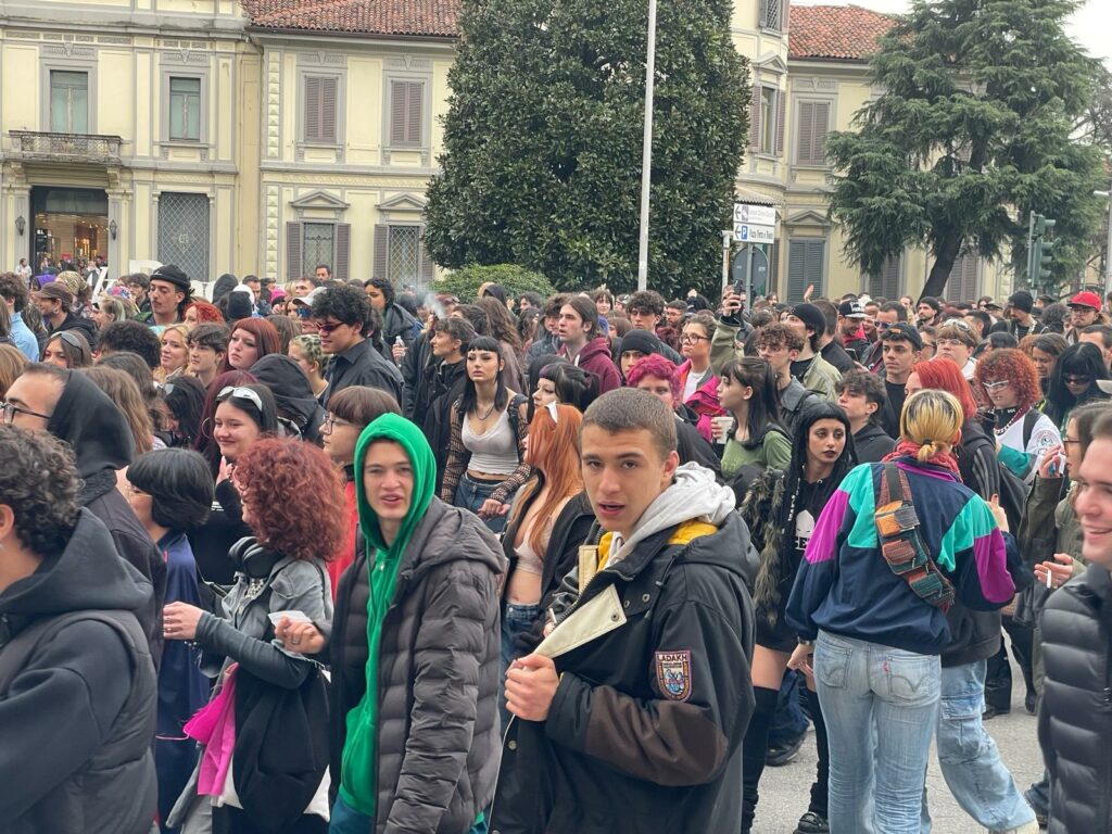 Il corteo della Foa Boccaccio a Monza del 30 marzo 2024