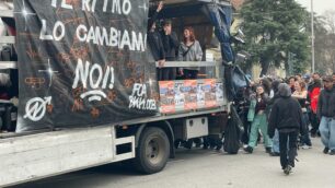 Il corteo della Foa Boccaccio a Monza del 30 marzo 2024