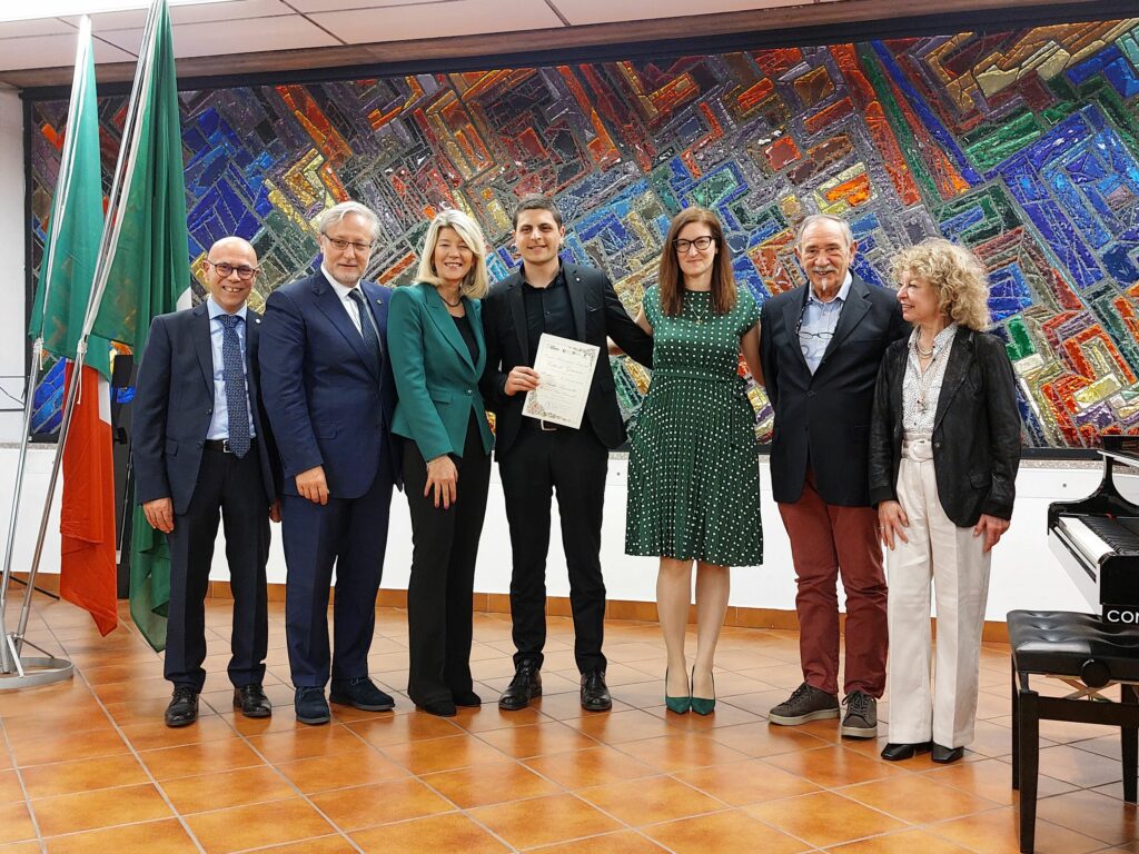 Giussano Flavio Simonetti premiato concorso strumentistico Città di Giussano