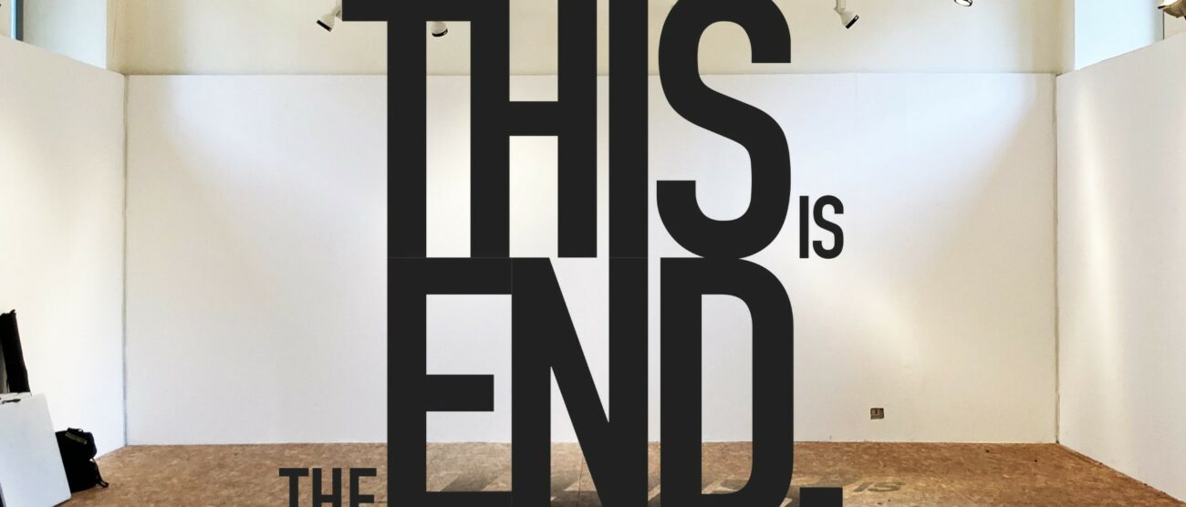 L'immagine guida della mostra "This is the end"