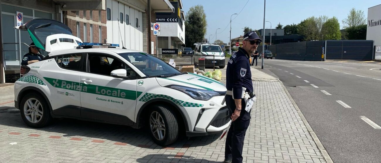 Controlli polizia locale Meda e Seveso