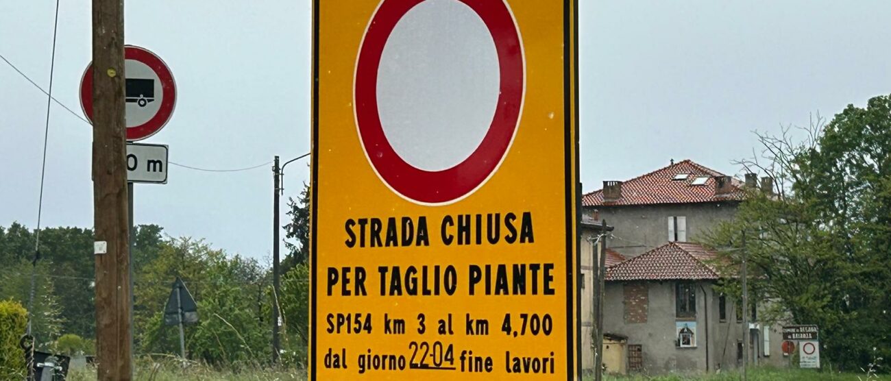 Correzzana avviso taglio piante