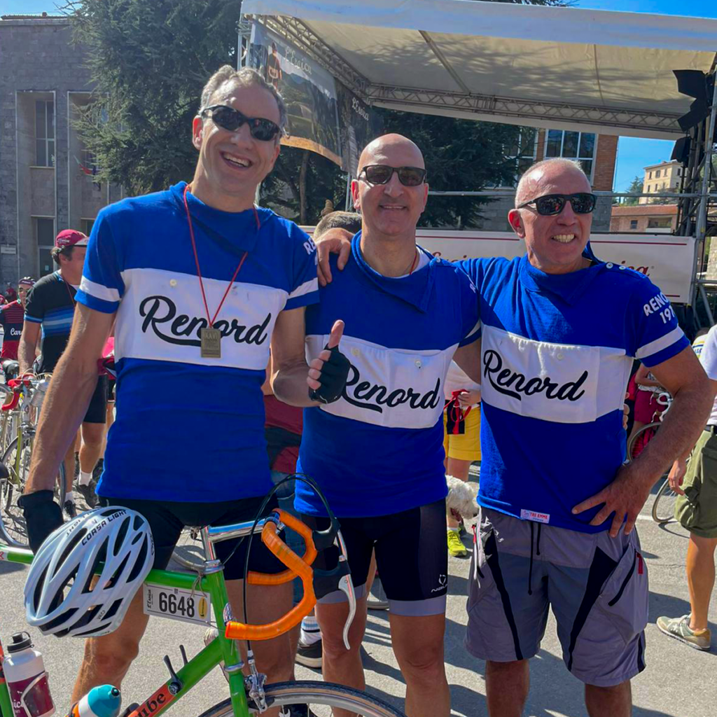 Il team Renord si prepara all'Eroica di Gaiole in Chianti