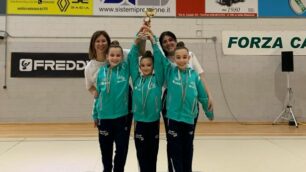 Ginnastica Casati Arcore Ritmica Gold 3 e staff tecnico 2024