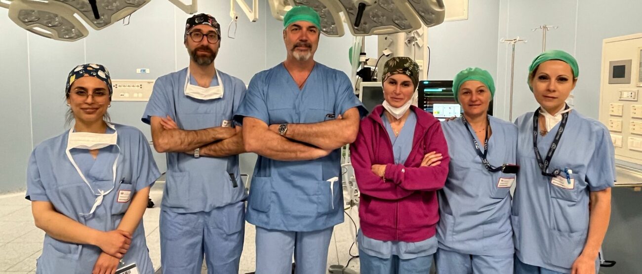 Monza Irccs San Gerardo chirurgia vascolare, al centro il dott. Vittorio Segramora