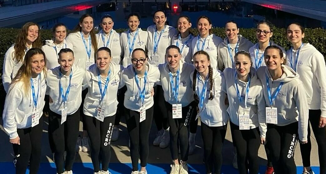 Seregno Nuoto artistico atlete al Campionato Invernale assoluto 2024