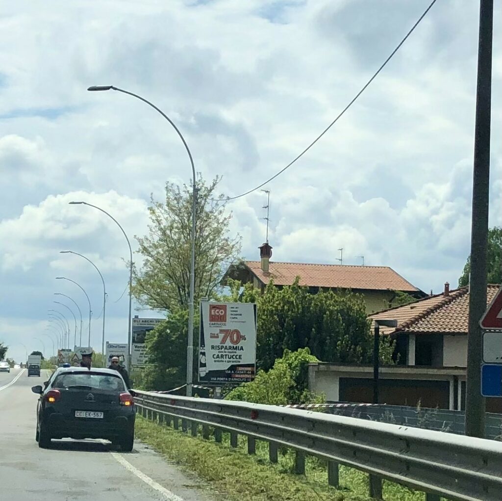 Sovico ritrovamento cadavere in terreno lungo Monza-Carate - foto Elisabetta Pioltelli