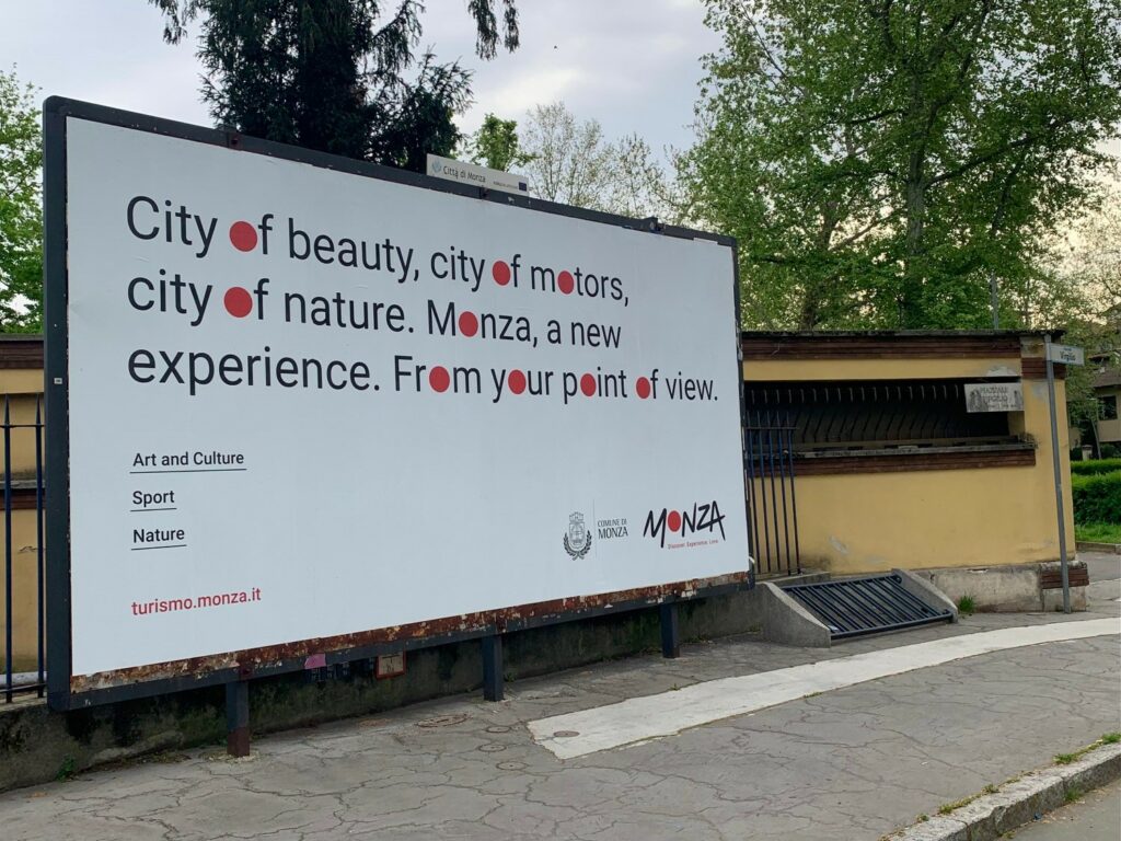 Monza campagna promozione turistica "let’s go to the point"