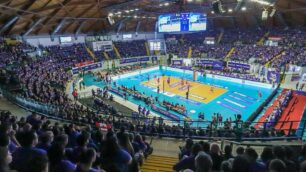 La Opiquad Arena di Monza in una foto Vero Volley