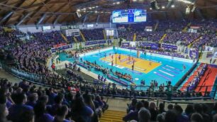 La Opiquad Arena di Monza in una foto Vero Volley